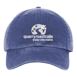 Blue Cap - All White Logo Thumbnail